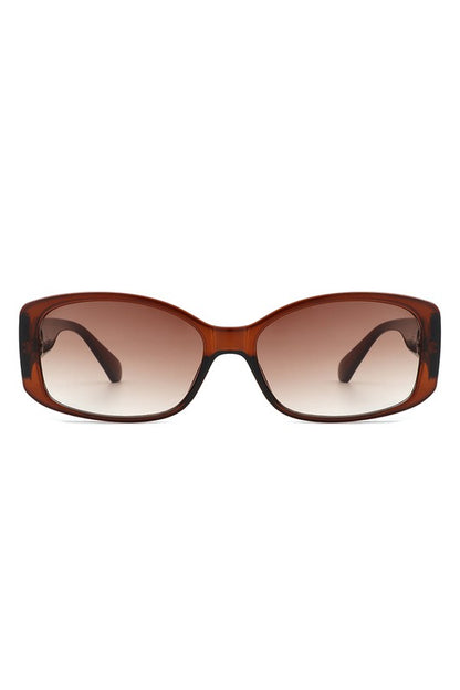 Rectangular Narrow Fashion Square Sunglasses