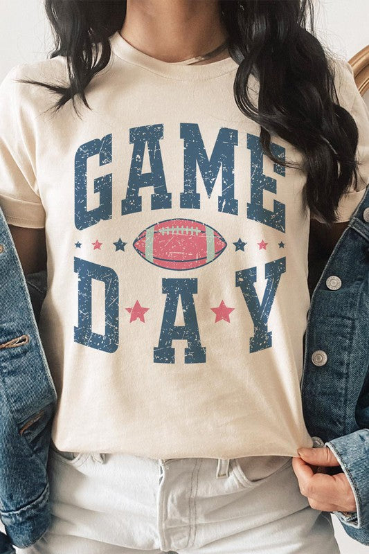 GAME DAY Football Graphic Tee | 20 Colors