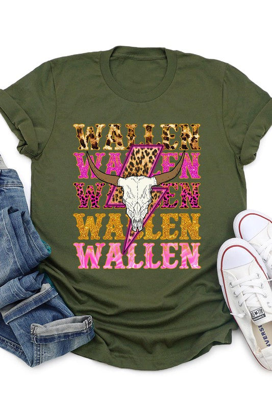 Wallen Bull Skull Graphic Tee | 20 Colors