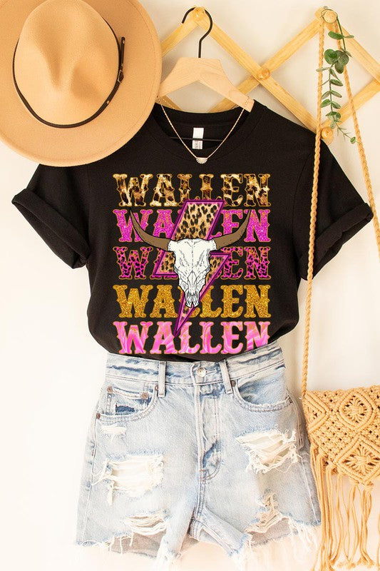 Wallen Bull Skull Graphic Tee | 20 Colors