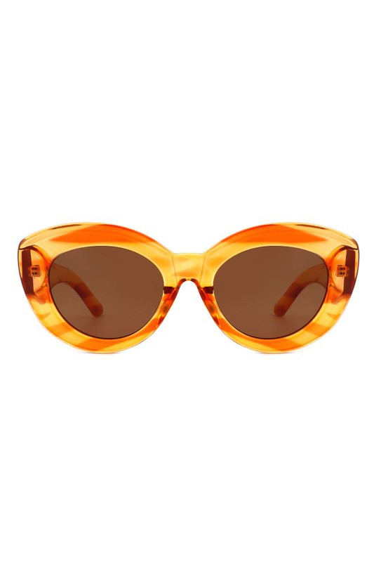 Retro Round Fashion Women Cat Eye Sunglasses