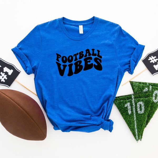 Retro Football Vibes Short Sleeve Graphic Tee | 4 Colors