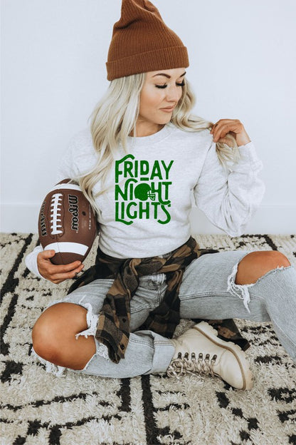 Kelly Green Friday Night Lights Crewneck Sweatshirt | 5 Colors