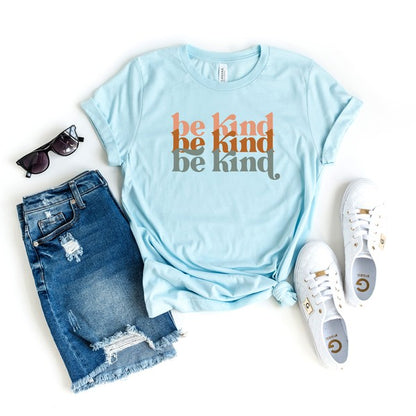 Be Kind Boho Short Sleeve Graphic Tee | 4 Colors