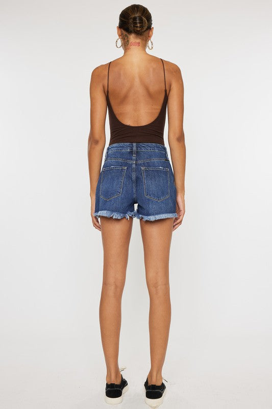 KanCan High Rise Mom Shorts | 8 Sizes