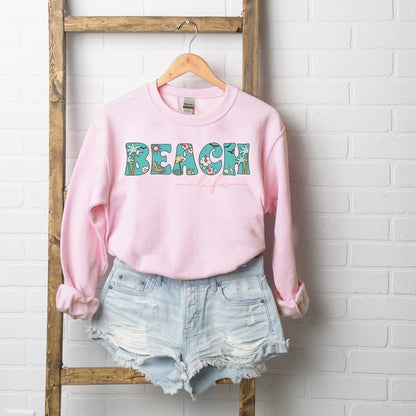 Beach Life Colorful Graphic Sweatshirt | 5 Colors