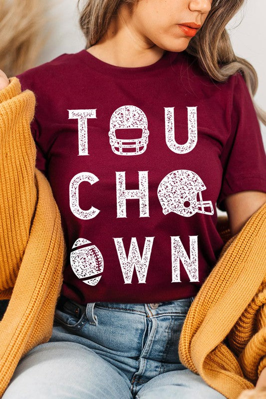 Touchdown Helmet Short Sleeve Tee | 20 Colors