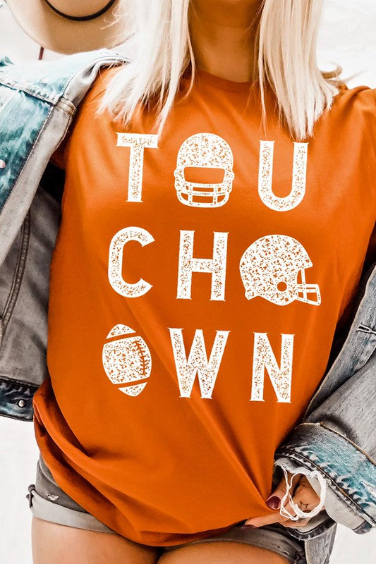 Touchdown Helmet Short Sleeve Tee | 20 Colors