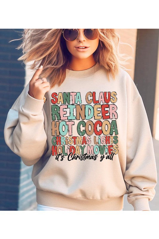 It's Christmas Y'all Sweatshirt | 9 Colors