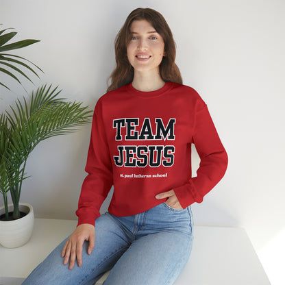 "TEAM JESUS" caps | Unisex Heavy Blend™ Crewneck Sweatshirt | 5 Colors