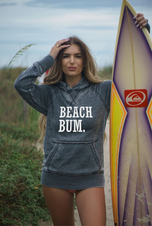 Beach Bum Vintage Hoodie | 8 Colors