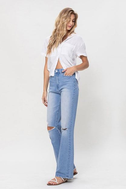 High Rise Vintage Flare Jeans