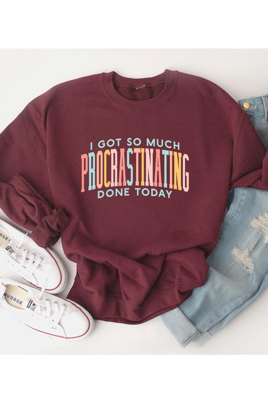 Procrastinating Sweatshirt | 5 Colors