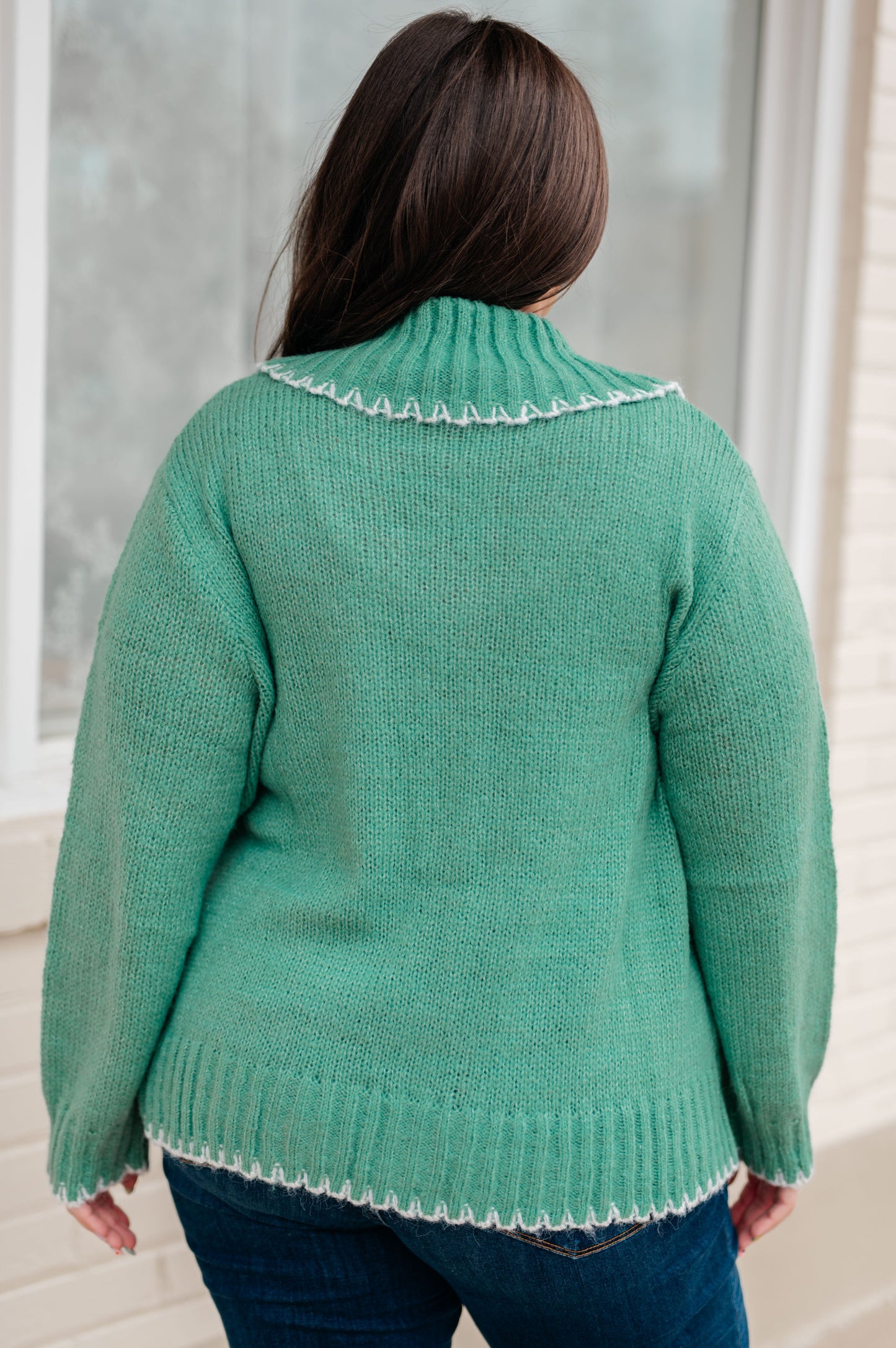 Ready for Surprise Cardigan in Opal Green