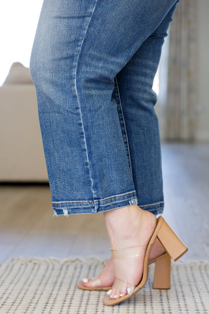 Betty High Rise Vintage Wash Wide Leg Crop Jeans | 15 sizes
