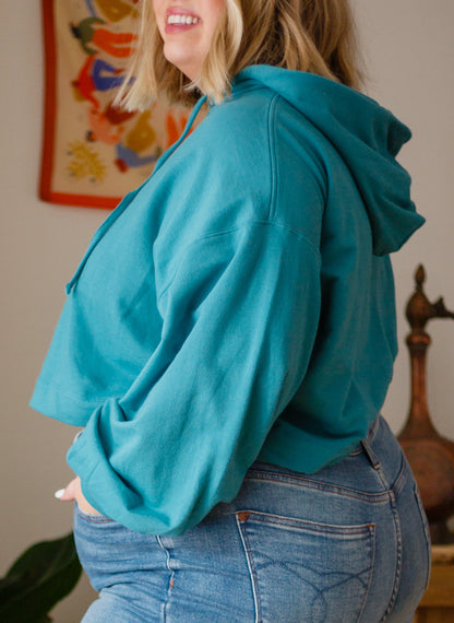 Hanging Out Hoodie in Moonstone Blue