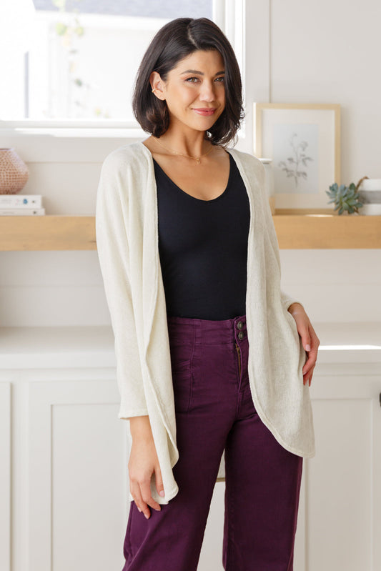 How's It Going Open Front Cardigan | 6 sizes